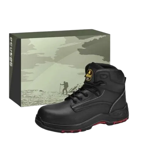 Safetoe M-8356RB SBP SRC Electrical Hazard EH & Heat Resistant HRO High Ankle Safety Shoes