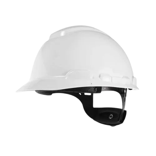 3M H-701R White Hard Hat With 4 Point Ratchet Suspension