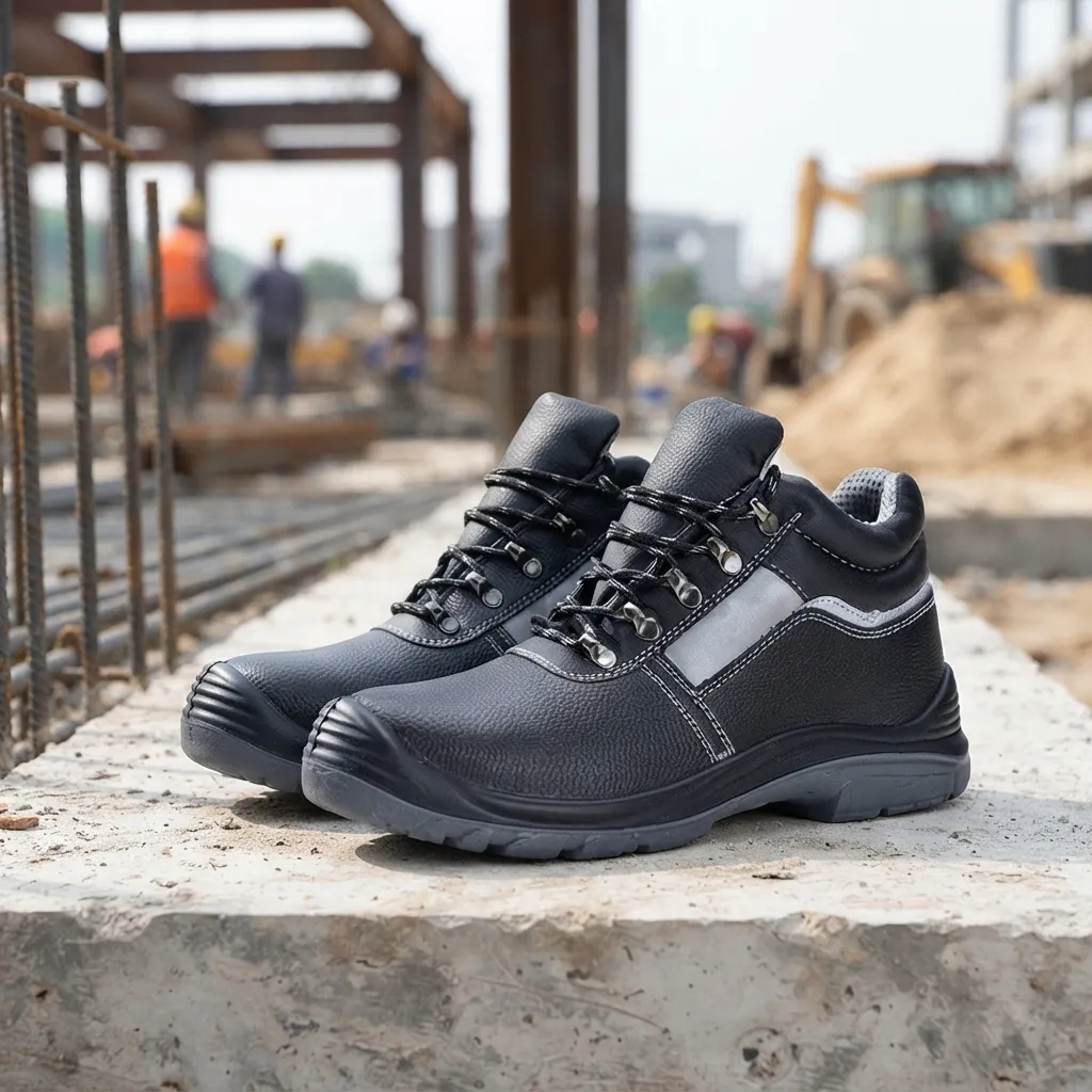 Safetoe M-8027 BESTBOY S3 SRC Slip Resistant High Ankle Safety Shoes