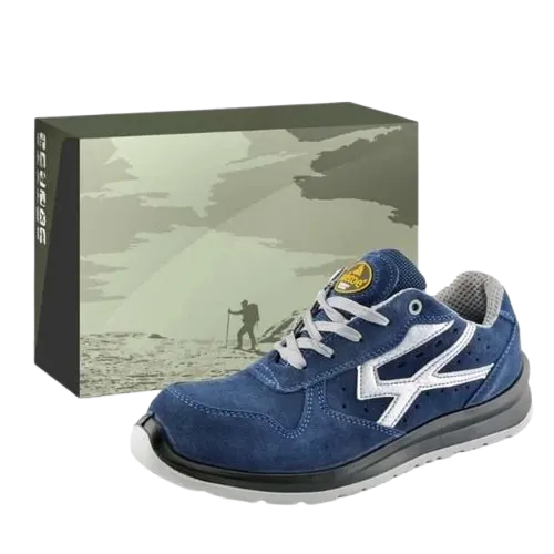 Safetoe L-7328 Blue S1P SRC Slip Resistant Low Ankle Safety Shoes