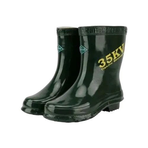 Di-Electrical 35KV Rubber Anti-Acid High Voltage Insulating Work Safety Gum Boots