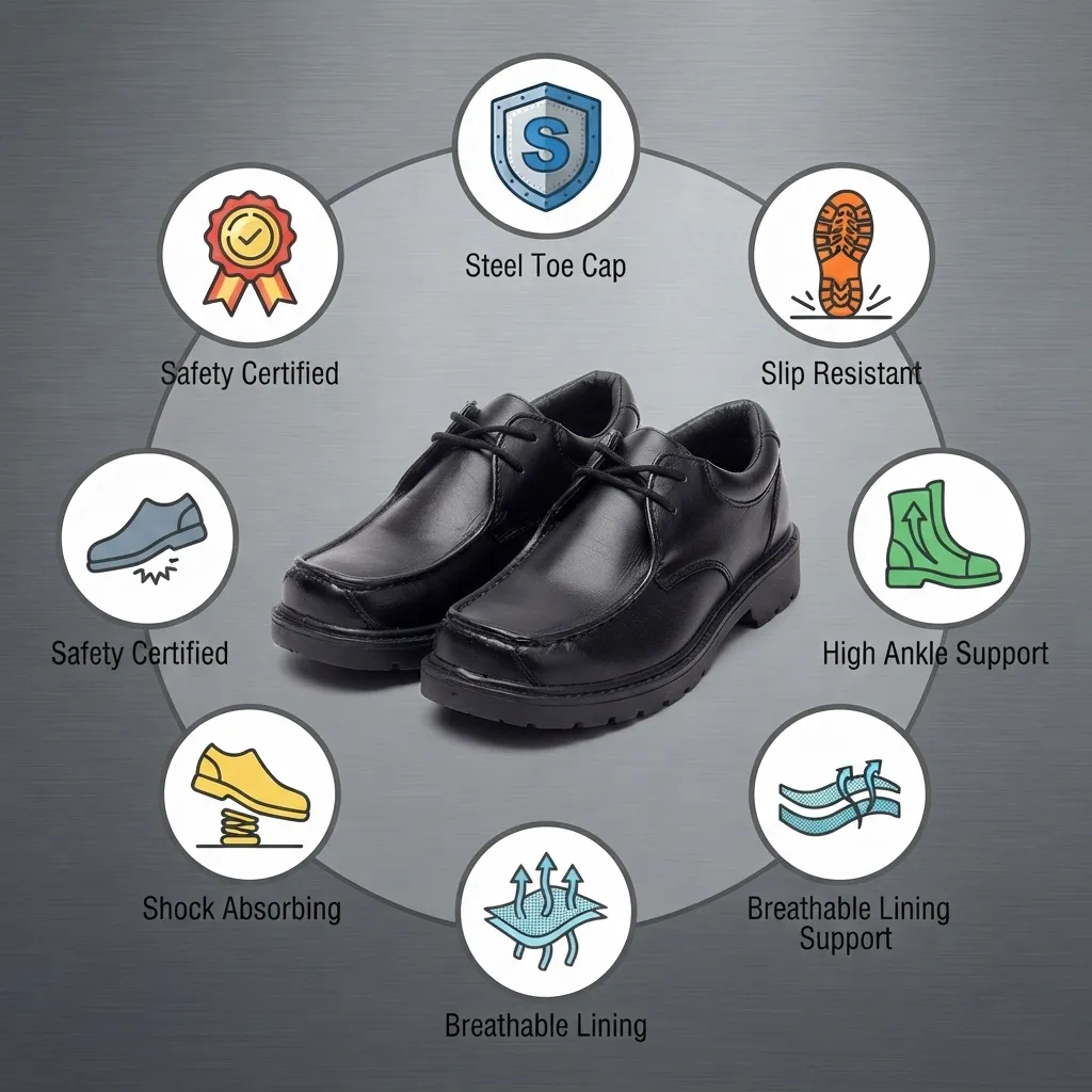 Jaguar Steel Toe Industrial Safety Shoes